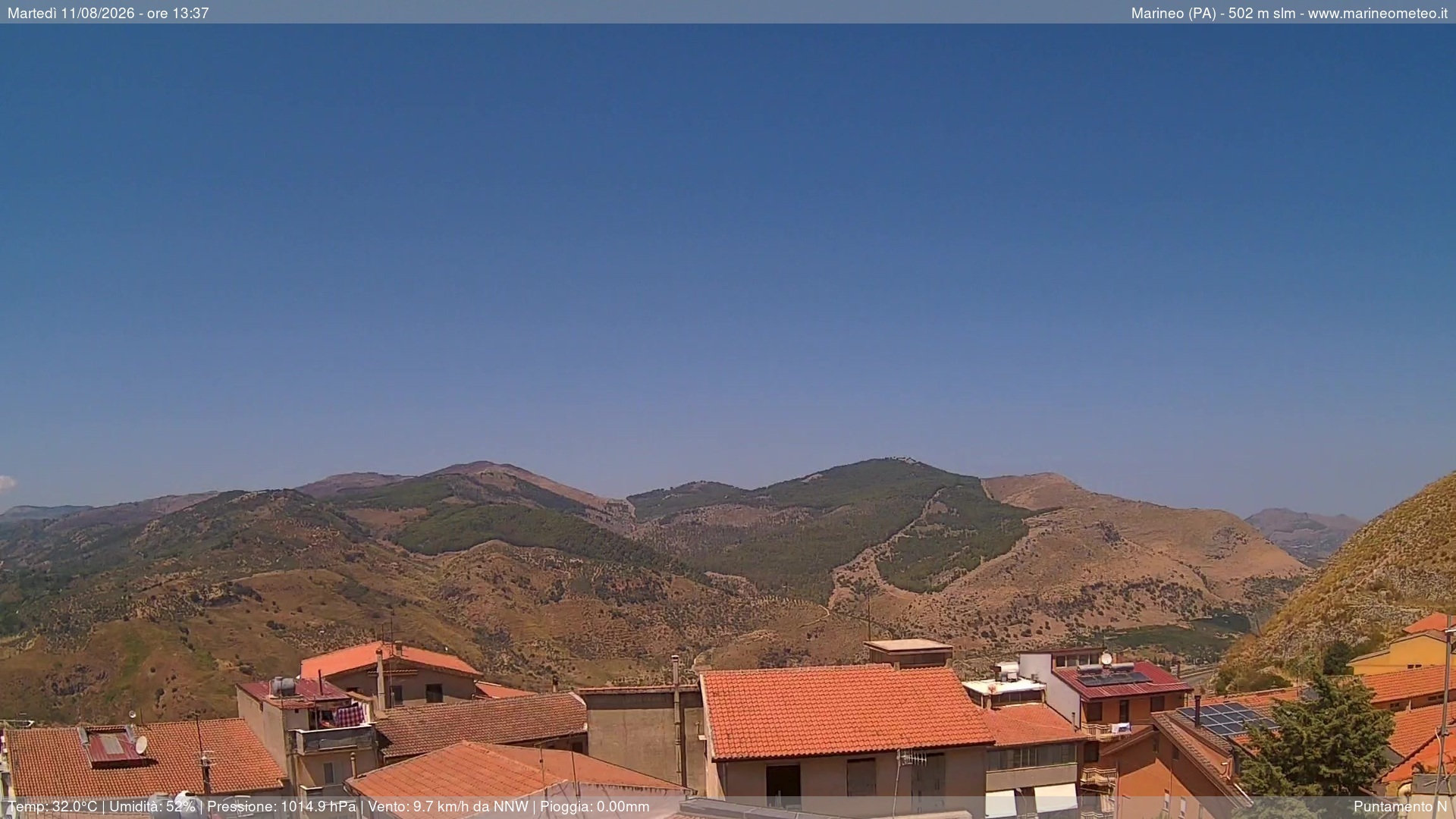 Webcam Marineo, direzione Nord